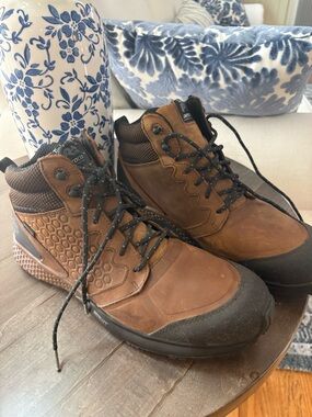 Timberland Brown and Black Men's Lace-Up Hiking Boots